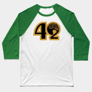 Brainy 42 Baseball T-Shirt